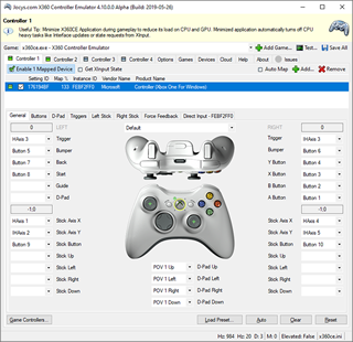 x360ce controller general